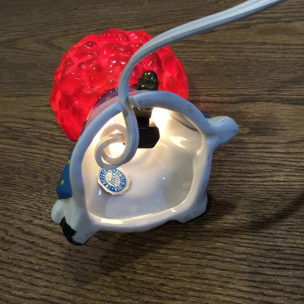 Vintage Raggedy Ann Ceramic Figurine Night Light
